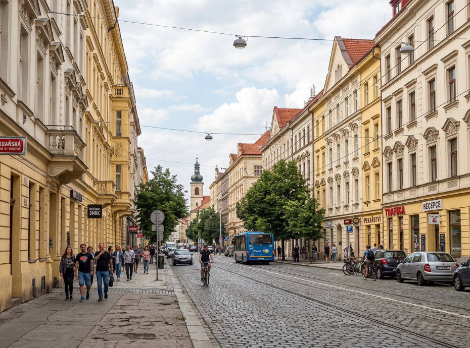 Cihlový dům Žižkov Praha 3 – seřízení oken a montáž